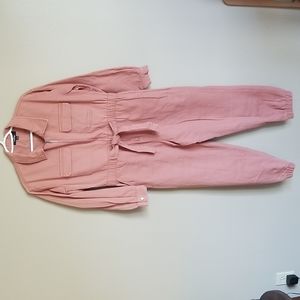 Lulu's Rose Cotton Jumpsuit